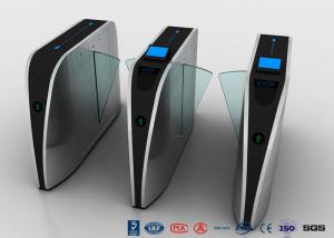 China Optical Controlled Access Flap Turnstile Barrier Gate Standard Electric For Office factory