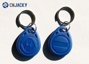 China Professional NFC ABS RFID Key Fob Tags For Bus / Hotel Access control factory