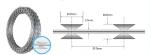 Concertina Cross BTO 22 Razor Wire , Razor Blade Fencing Razor Ribbon Wire Coil
