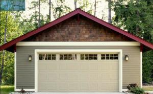 China Motorized Automatic Overhead Garage Door Linear Pattern factory