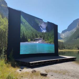 China Outdoor Advertising Made Easy Full Color LED Screens with 500*1000*90mm Cabinet Size factory