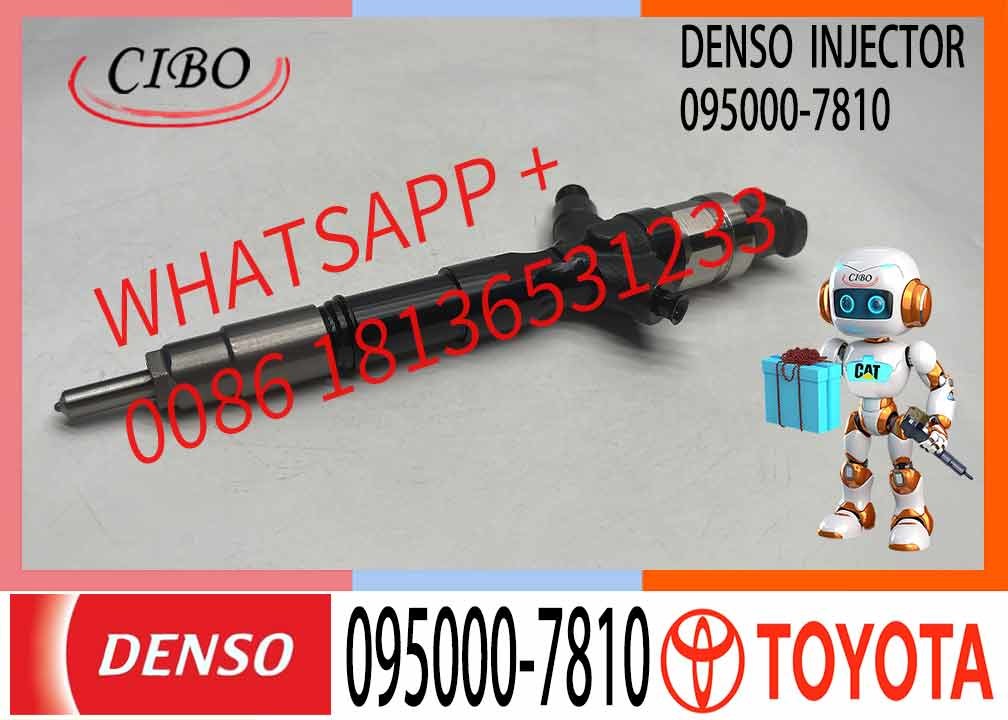 23670-30290 095000-7820 095000-7810 23670-39265 23670-30120 for Toyota 1KD 2KD Engine Fuel Injector