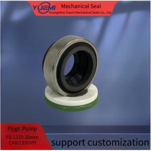 China 1310-20 mm Flygt Mechanical Seal CER CAR NBR TC TC Fkm for Motor Water Pumps Repair Rubber Bellow Seal factory