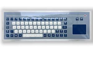 China Lightweight Industrial Membrane Keyboard Explosionproof With Touch Pad 660g factory