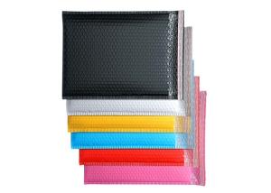 China Decorative Bubble Mailers Bulk Pink Red Green Blue Yellow For Packaging Shipping factory
