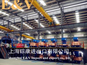 China 1000Ton - 12000Ton Oxygen Free Copper Continuous Casting Machine For Rod / Wire factory