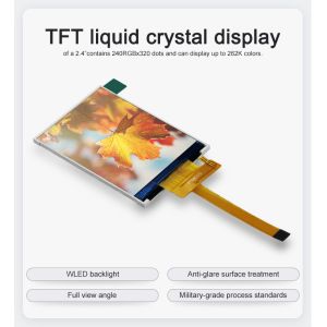 Polcd RoHS 2.4 Inch Lcd Tft Display ST7789V3 TFT LCD Module 4 Wire SPI