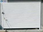 Remote Control Aluminium Alloy Slat Shutter Roller Doors With PU Infilled