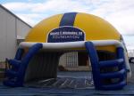 Portable Inflatable Football Tunnel With Helmet,Inflatable Football Helmet