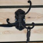 Vintage Black Iron Hooks Cast Iron Crafts For Entryway