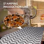 1500mm Width Gold Water Ripple Sheet For Ceiling Stainless Steel 304 Plate