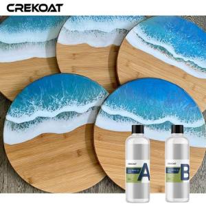 China Low VOC Self Leveling Clear Epoxy Resin For Craft Jewelry Canvas Painting factory