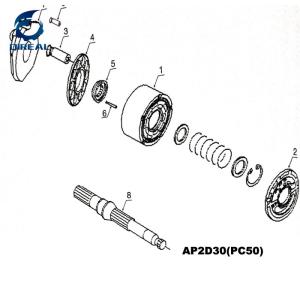 China AP2D36 Excavator Main Hydraulic Pump Spare Parts factory