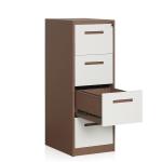 H1315 4 Drawer Filing Cabinet Metal Document Filing Storage Cabinet Office