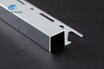 OEM 6063 Aluminium Tile Trim Chrome Square Edge 8mm 2.5m Length