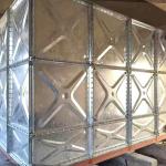 Structure Hdg Pressed Steel Tank Modular Sectional Elevated Steel Tower Water