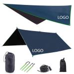 Waterproof Large Camping Rain Fly For Camping 210t Silver Cloth Material