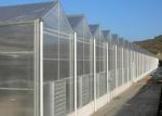 Single Layer Toughened Glass Greenhouse , Insulating Intelligent Greenhouse