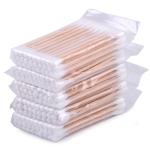 Double Head Cotton Swab Stick Wooden Cotton Swab From China Disposable Cotton