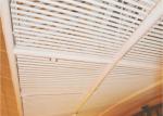 Suspended Square Tube Linear Metal Ceiling For Decoration , Fireproof Aluminum