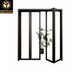 Brown Water Penetration Resistance Glass Door Villa Front Door Aesthetic