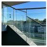 Buy cheap OEM Clear Safety Balcony Glass Railing Panels With Anti Rust Clamps For Pool from wholesalers
