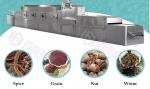 Industrial 30KW food flower seeds fruit tunnel microwave dryer drying machine