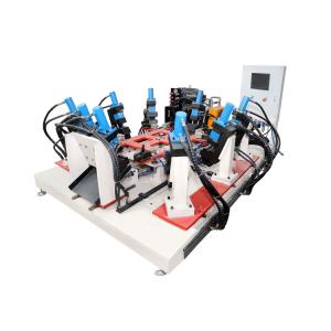 China Hwashi IBC Cage Frame Hole Making Machine Automatic Production Line factory
