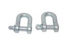 Hot Forged Steel Chain Shackle Galvanized Polished Screw Pin Chain Shackle