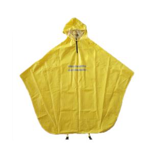 China Polyester Custom Waterproof Yellow Women Bicycle Rain Poncho on sale
