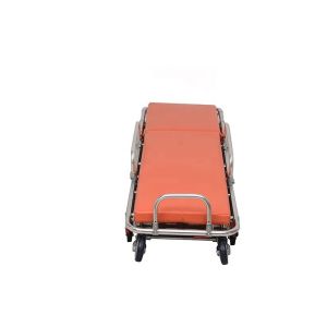 Class I Adjustable Stretcher Orange Auto Loading Stretcher With IV Pole