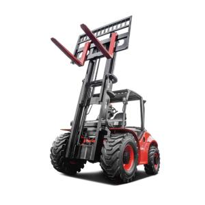 China Snsc 3ton 3.5ton 5ton 2WD 4WD Rough Terrain Forklift for Overhead Guard Height 2350mm factory