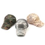 Tactical Embroidery Patch Trucker Cap Operator with USA Flag Camouflage Hoop