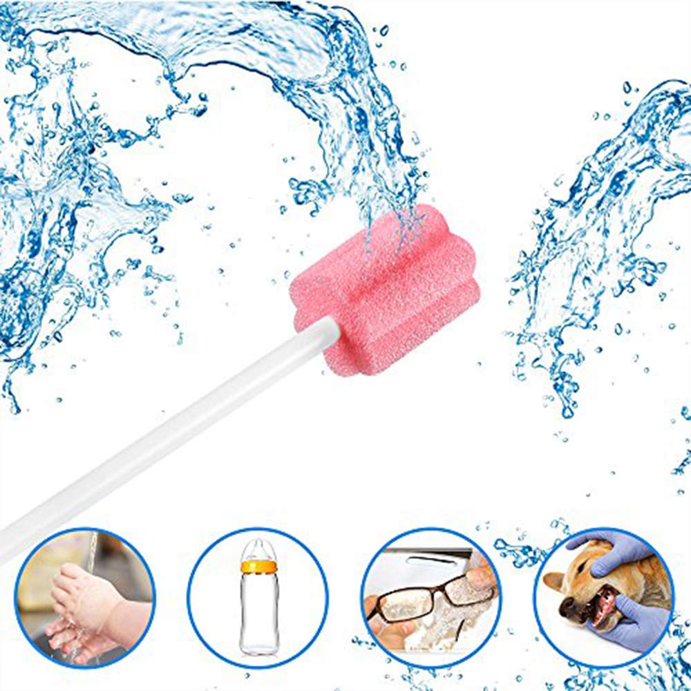 S&J Disposable Foam Swabs Medical Multi-color Surgical Sturdy Plastic Handle Disposable Swab