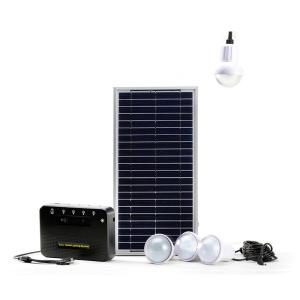 China 5m Cable 8W Whole Home Portable Solar Power Home Lighting System Energy Kit factory