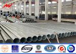 Galvanized Electrical Steel Power Pole 110kv 132kv 230kv Transmission Line