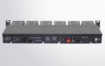 1U 12 Slots Mini Fiber Media Converter Chassis Rack With Dual Power Supply
