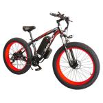 16000mAH 26 Inch Fat Tire Electric Bike 80km Pedal Assist Mode 12.5mps