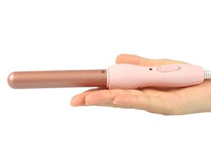 China Infused Mini Hair Curler , Ceramic Tourmaline Small Curling Wand factory