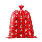 Eco Friendly Colorful Plastic Gift Wrap Bags , Giant Christmas Gift Wrap Bags