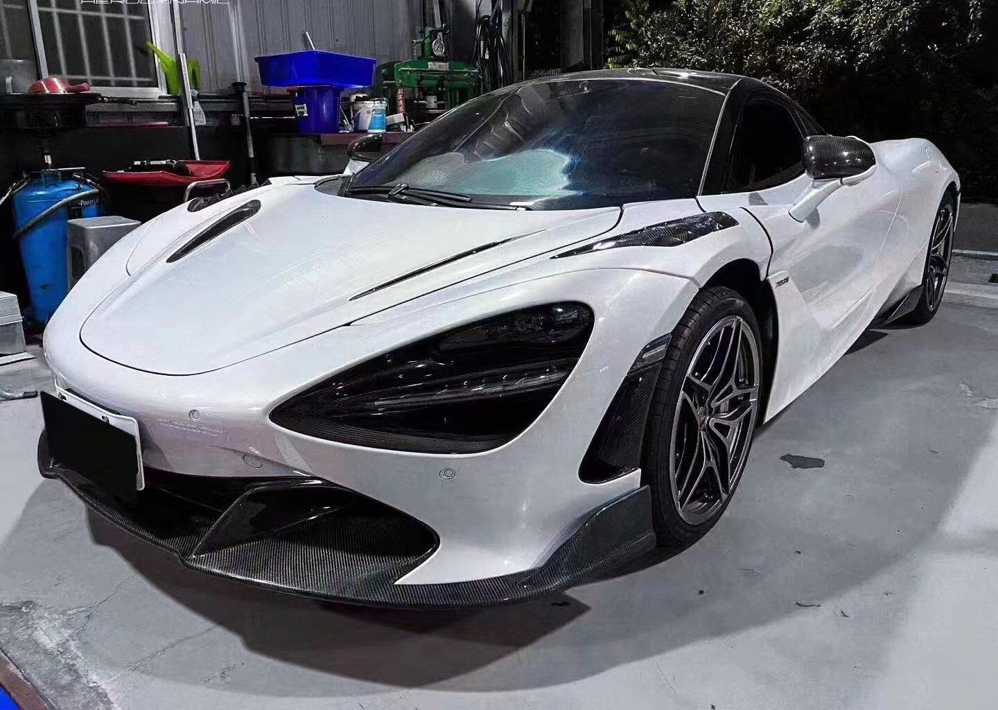 High Quality Carbon Fiber Carbon Fiber Body Kit for McLaren 720S 720S Carbon Fiber Front Shovel Rear Diffuser Spoiler Fins