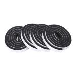 Black Closed Cell 1/4 Inch Thick Foam Weather Stripping ODM OEM
