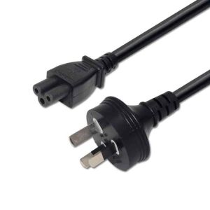 AU Plug to IEC C5 Power Cord 3 Core 1.8M 240V 2.5A Australian 3 Pin Cloverleaf