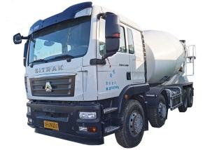 China 8X4 Used Concrete Mixer Truck 450L 12 Wheel Sinotruk Transit Mixer factory