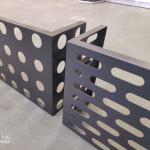 Slot / Hexagon Hole Perforated Metal Mesh Sheet Aluminum Or Stainless Steel