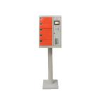 5 Door Lockable Cell Phone Storage Cabinet Coin Operated Floor Standing Quick