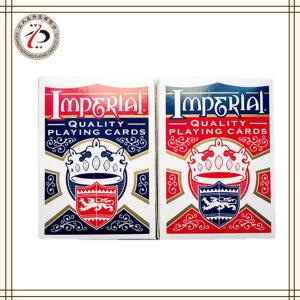 China IMPERIAL CUSTOM PLASTIC COATED PLAYING CARDS factory