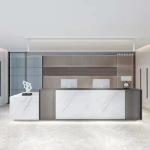 Commercial Hotel Lobby Furniture Upscale Hotel Reception 5 Models Open Front