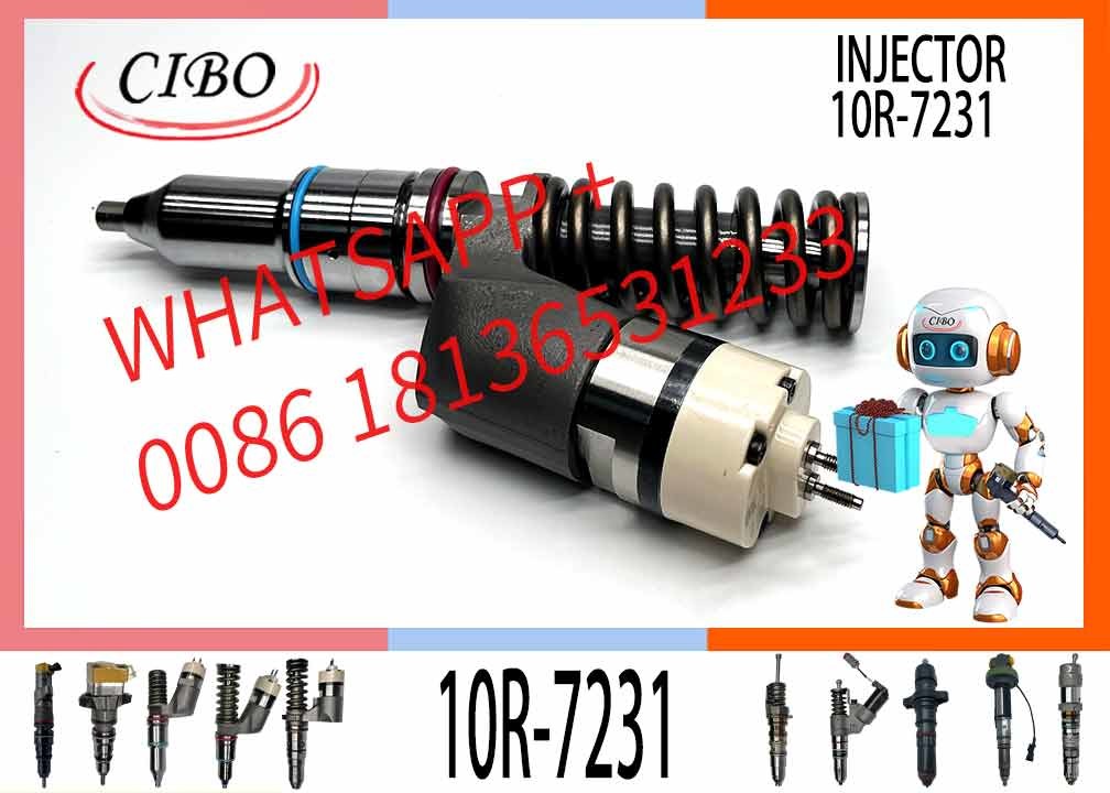 Common Rail Injector 10R-2772 10R-7231 10R-7230 10R-8988 276-8307 10R-0955 C+ Excavator C15 C18 Diesel Engine