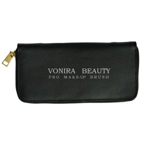China Portable Makeup Brush Bag Cosmetic Zipper Handbag Women Clutch on sale
